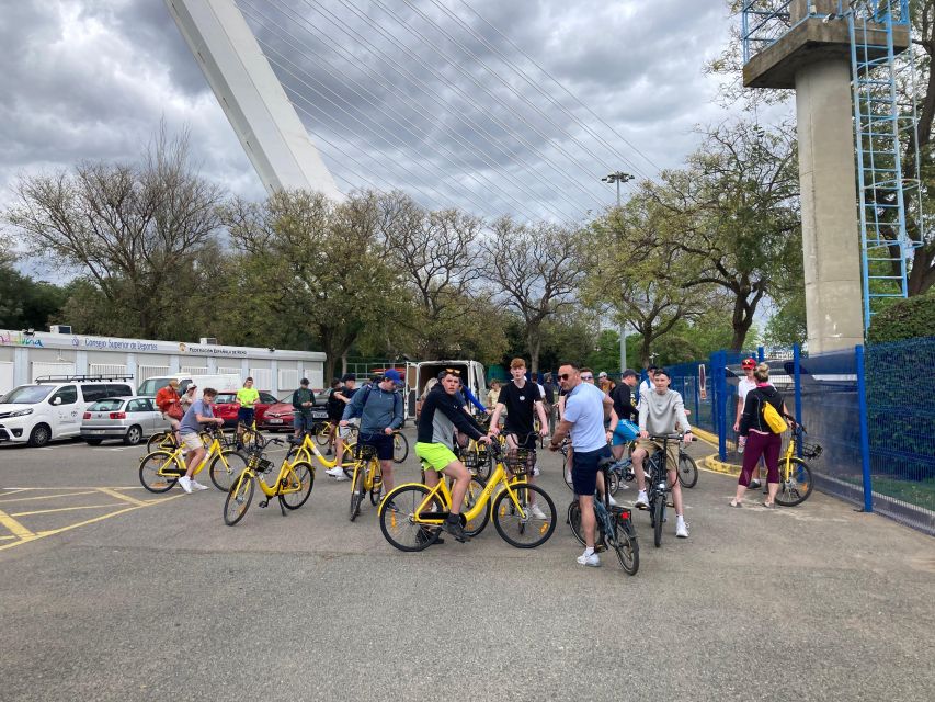 Bike Tour in Seville - Maria Luisa Park to Santa Cruz, where Seville shifts gears
