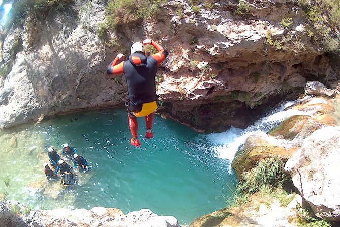 Canyoning in Andalucia: Rio Verde Canyon - Rappels, slides, and optional jumps in the Rio Verde canyon
