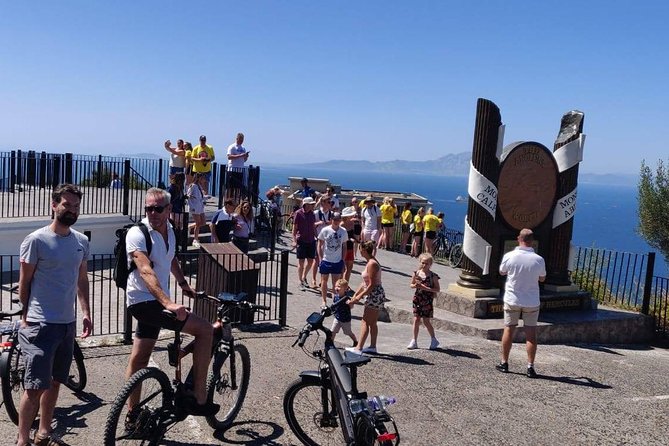 EBike-Gibraltar: Rock To The Top Tour - The start at Ocean Village, then straight across the runway