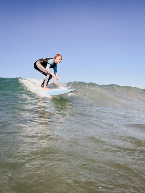 El Palmar: Group Surf class. - Beginner Coaching: Row, Stand, Balance, Repeat