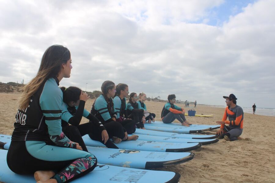 El Palmar: Group Surf class. - Group Size, Pickup From Conil, and What You Get for $41