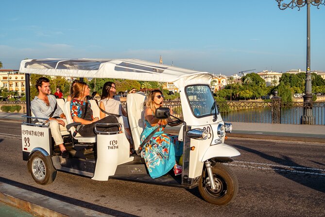 Expert Tour of Seville in Private Eco Tuk Tuk - Getting started at Parking APK2 Arjona Puente del Cristo de la Expiración
