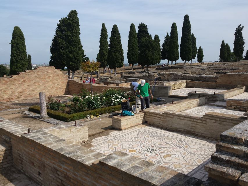 From Seville: Italica Roman City & Medieval Monastery Tour - How this half-day works from Seville