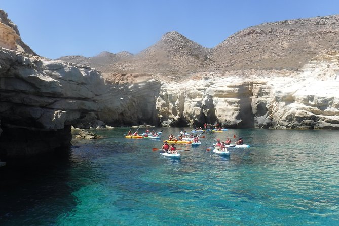 Kayaking tour through volcanoes of Cabo de Gata Natural Park - The 3-hour flow: from wecamp Cabo de Gata to a snorkel break and back