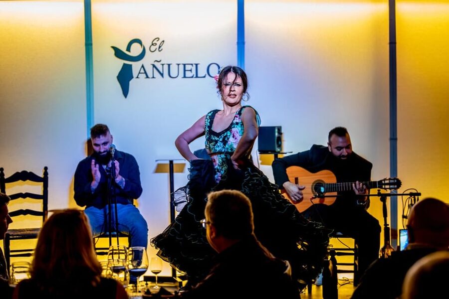 Live flamenco + tasting - When to go: 8:30 PM shows and December’s extra matinee