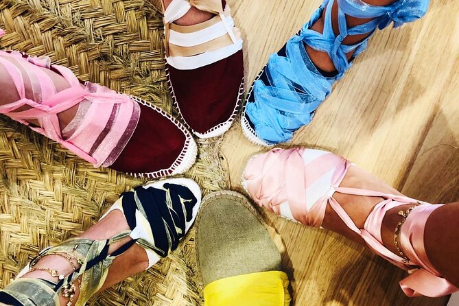 Make Authentic Espadrilles in Seville - Stop 2: choosing colors, sizes, and materials that match your style