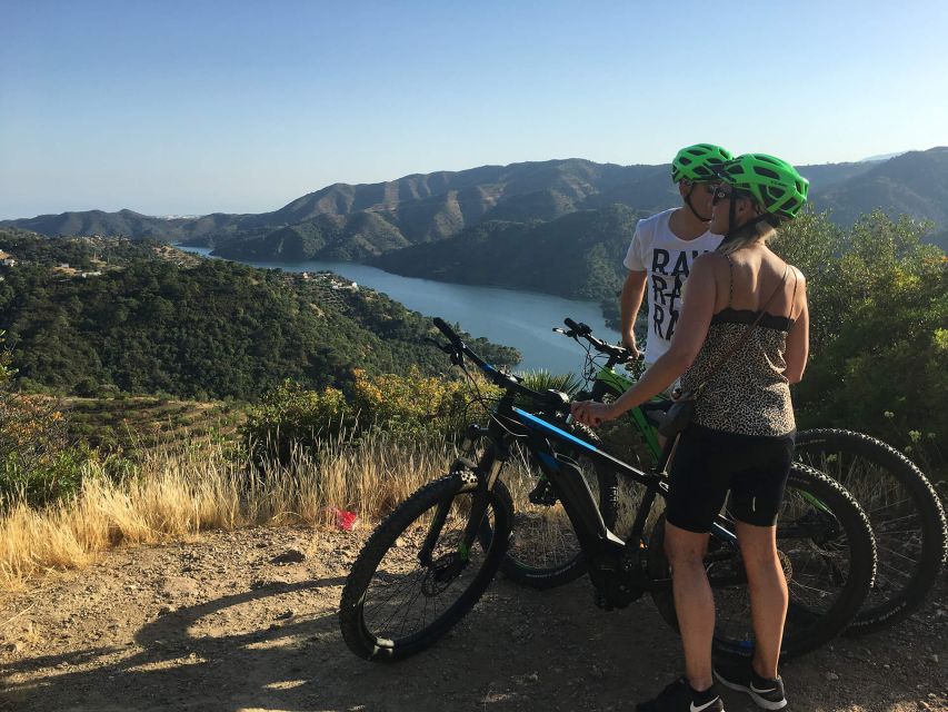Marbella: E-Mountain Bike Explorer Tour - The ride back toward Marbella: Mediterranean forest and big viewpoint payoff