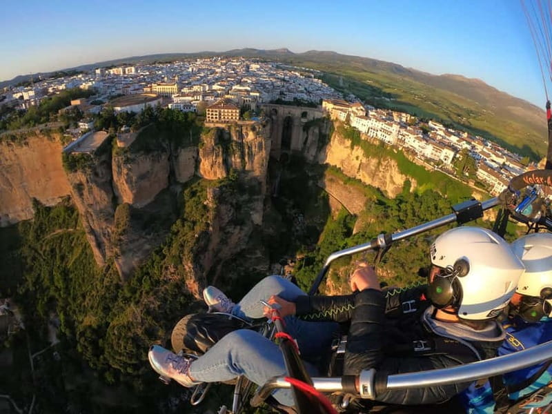 Paramotoring in Ronda (Malaga), near Marbella - What Happens Before Takeoff (Safety, Briefing, Then Lift Off)