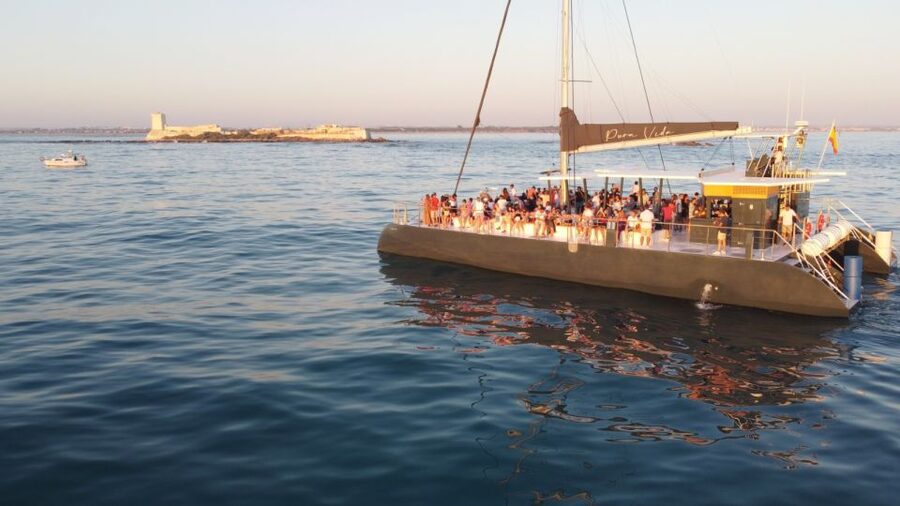 Sancti Petri: Sunset Catamaran Cruise - The Route: Sancti Petri Out and Back, With Views You Can Read