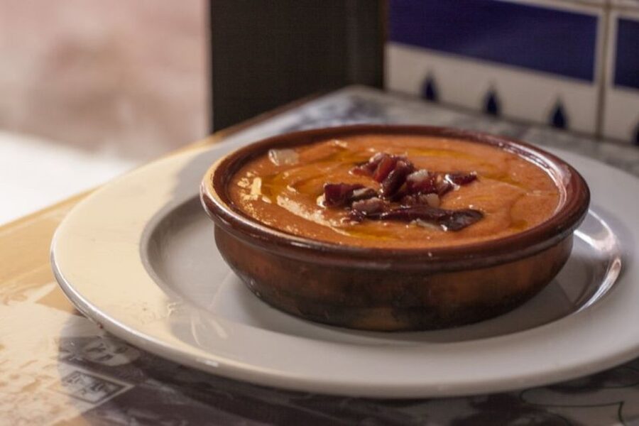 Secret Food Tour Seville - Taberna stop for pringa, Spanish omelette, and anchovies in vinegar