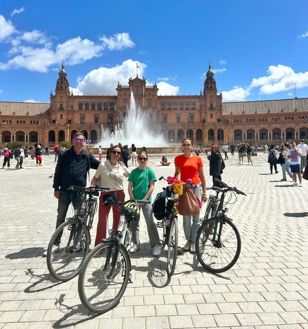 Sevilla: 100% Nederlandstalige Highlights Tour op E-BIKE - Torre del Oro and the river-side story you can connect
