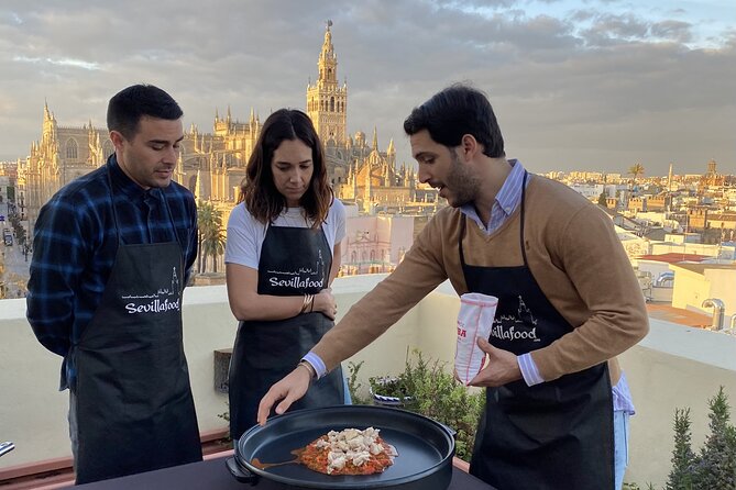 Sevilla: Rooftop Paella Cooking Class & 30-minute expert Q&A - How Fernando teaches paella so you can actually repeat it