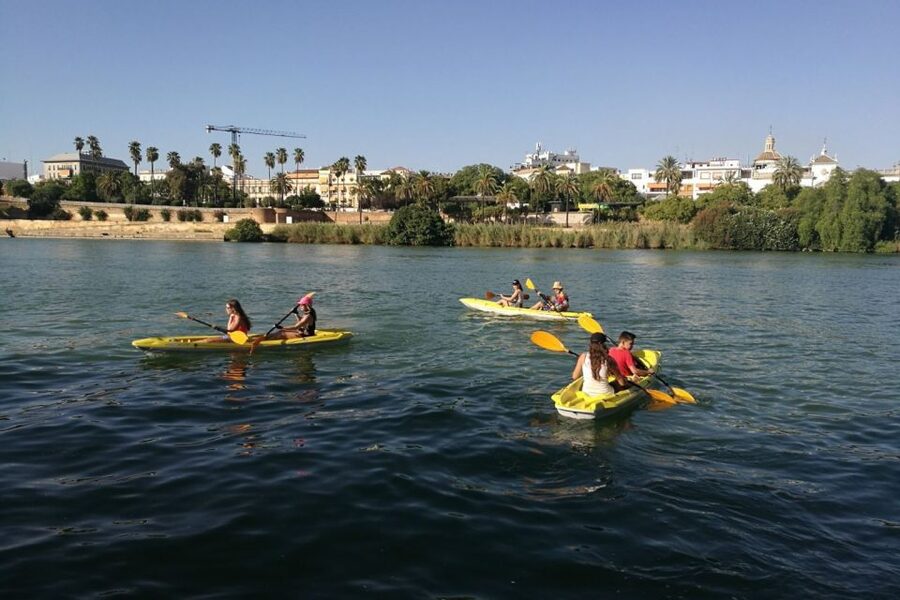 Seville: 2–Hour Guadalquivir River Kayaking Tour - Pabellón de la Navegación and Torre Schindler, How the River Rebuilt Itself
