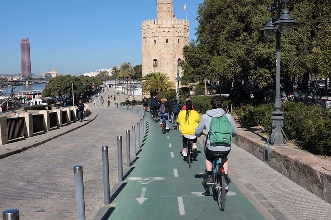 Seville Bike Tour Following the Guadalquivir River - The 3-hour ride: river paths, park time, and city context