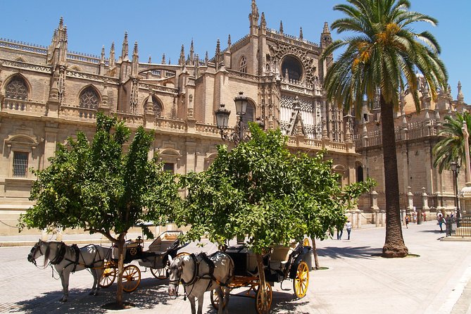 Seville: Cathedral & Giralda Guided Tour with Tickets - Audio gear and English clarity, the good and the not-so-good