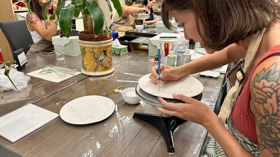 Seville: Ceramic painting workshop - What You Make: From Mugs to Jewelry Boxes (and Even Pet Feeders)