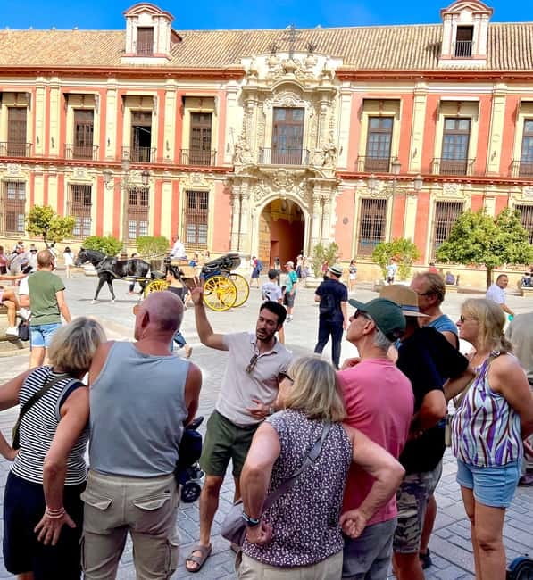 Seville: City Walking Tour - Alcázar of Seville, royal power in the real-world details