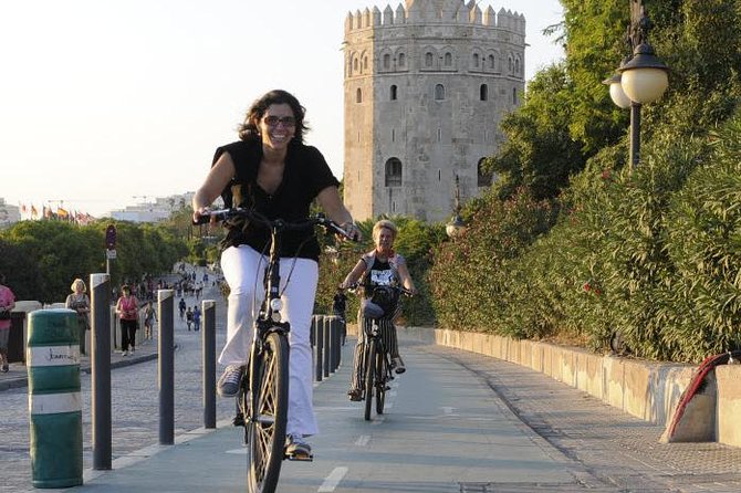 Seville Electric Bike Tour - Small Group - Parque de María Luisa to Plaza de España: included admission and real time to look