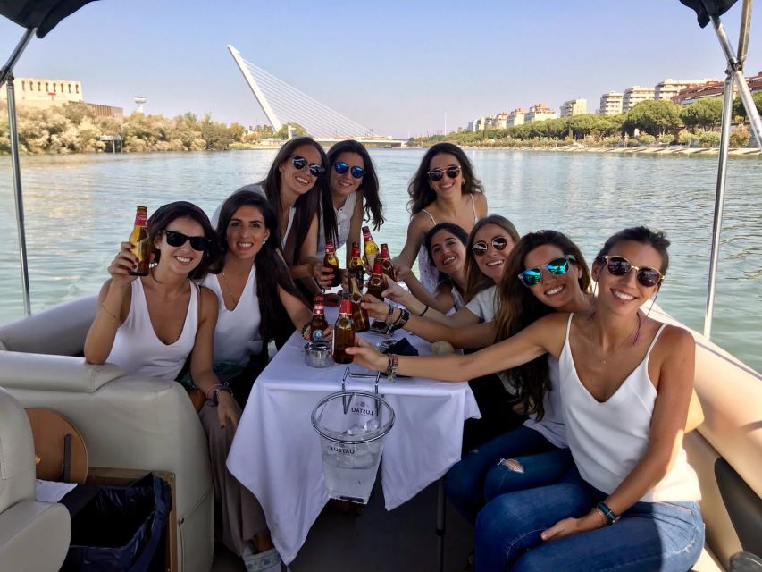 Seville: Exclusive River Boat Tour with Tapas - Tapas and drinks on board: what the food setup really means