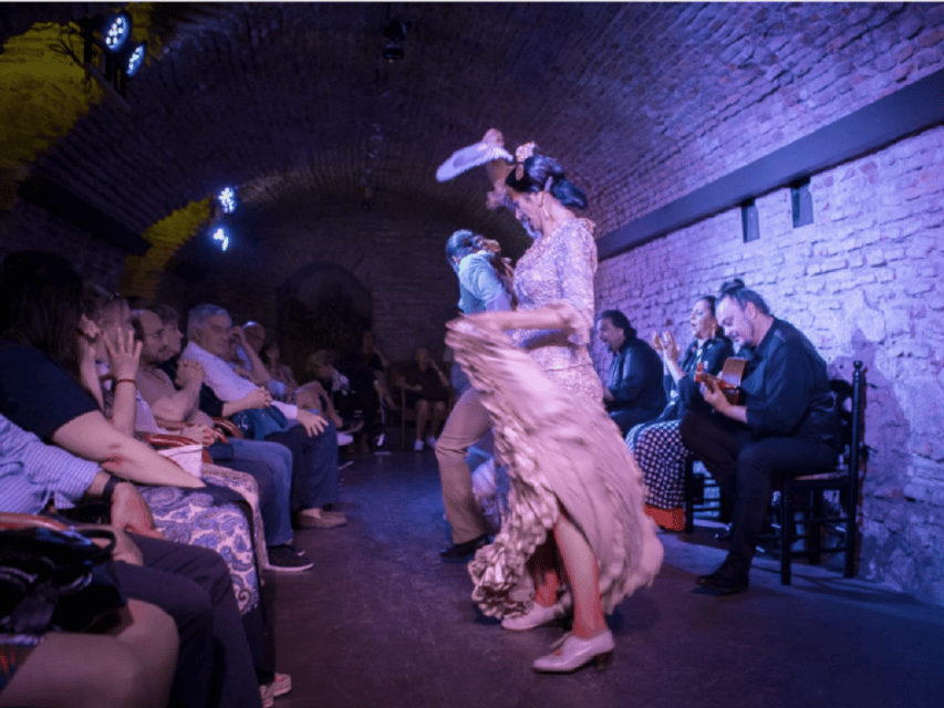 Seville: Flamenco Dreams Show with Drink in an Arabic Vault - Your Seat Is Part of the Performance (Two Rows, No Distance)