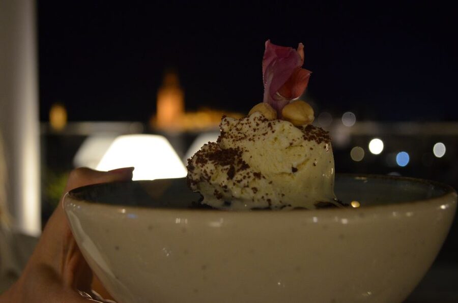 Seville: Flamenco Show & Roof Dinner with Cathedral Views - Roof dinner at Hotel Abba Sevilla, 21:30, with night views