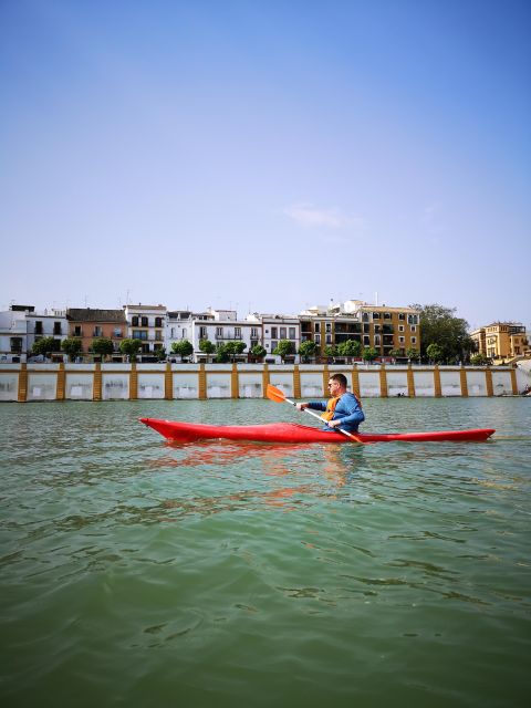 Seville:Guadalquivir River Kayak Tour - Gear and comfort: life jackets, wet shoes, sunscreen, and a change of clothes
