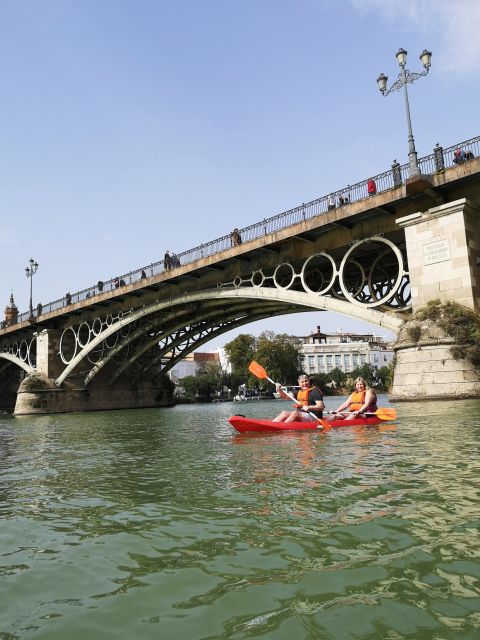 Seville:Guadalquivir River Kayak Tour - Finding Club Deportivo Triana by Plaza de Armas, then onto the water