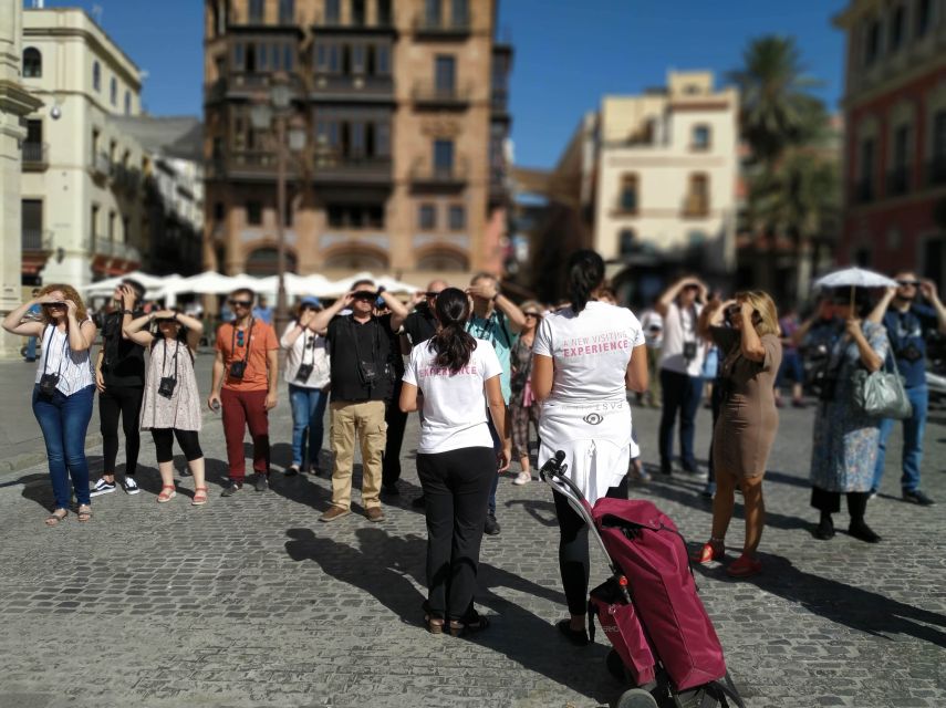 Seville: Guided City Walking Tour with 3D contents - Meeting at Las Setas: finding the Past View desk fast