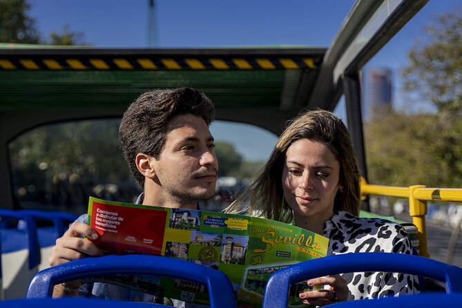 Seville Hop-On Hop-Off Bus Tour for 48 hours - Parque de María Luisa and Plaza de España, the postcard-to-reality section