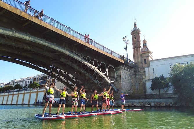 Seville: Paddle Surf Route and Class - What’s included: lockers, photos and videos, and gear that keeps things simple