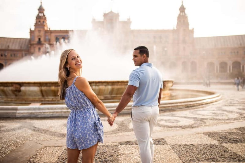 Seville: Professional Photoshoot and Video - Meeting at the North Tower and what the session actually feels like