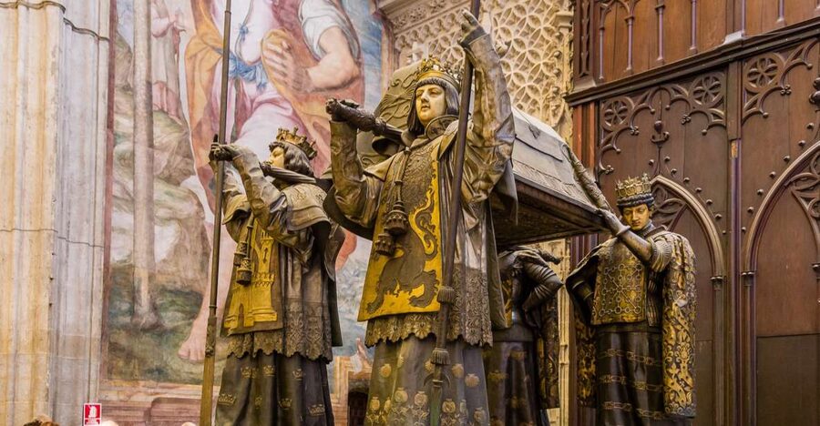 Seville: Small-Group Cathedral and Giralda Tour with Tickets - Inside the Cathedral: From Ablutions Courtyard to Gothic Scale