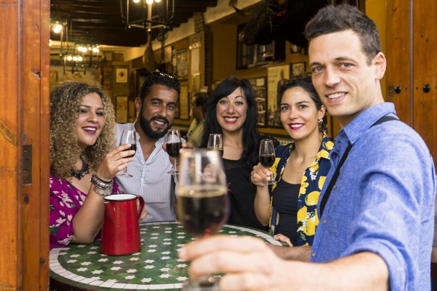 Seville: Tapas Crawl - Seville at night, served one bar at a time