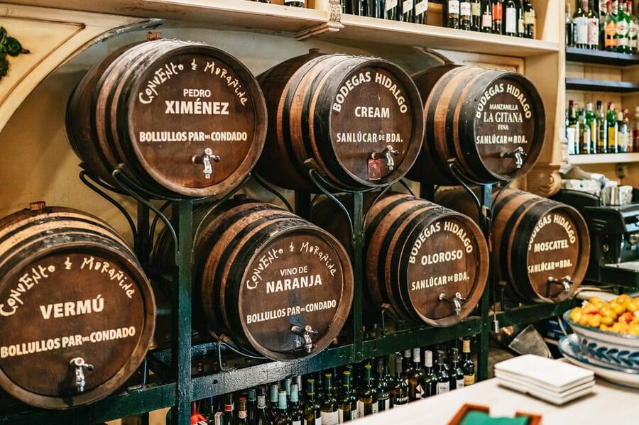Seville: Tapas, Taverns and History Guided Walking Tour - Stop 2 at Taberna Álvaro Peregil: manchego, slow-roasted pork belly, orange wine