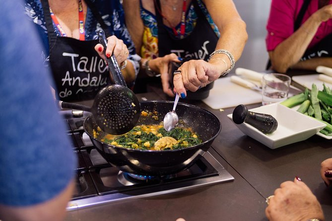 Spanish Cooking Class and Dinner in Seville - The menu you will actually taste: salmorejo, paella Valenciana, and more