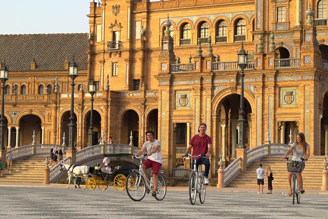 Sunset Guided Bike Tour in Seville - Iglesia de Santa Ana and Parque de María Luisa: the calm contrast